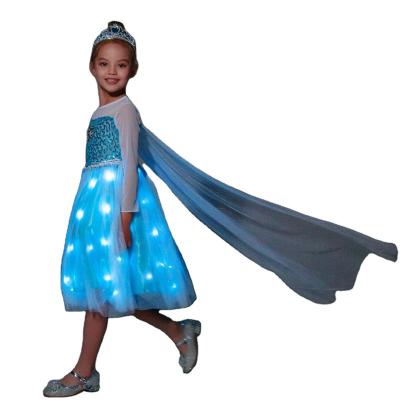 China 2021 Other New Design Girls Dress Christmas Carnival Party Costume Kids Snow Queen Princess Skirt for sale