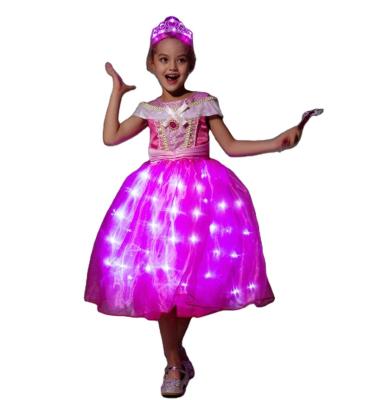 China Other cost-effective glowing rose sleep beauty princess dress for sale