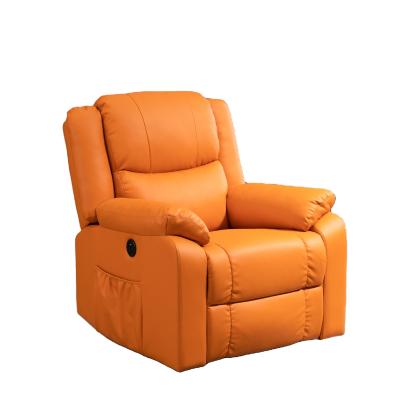 China Recliner Living Room Furniture (Height) Adjustable PU Cover Manual Recliner Chair for sale