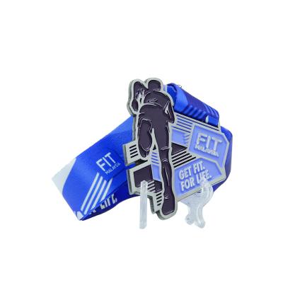 China Europe Longzhiyu 14 Years Manufacturer Custom Souvenir Sports Medal With Logo Custom Running Medallion With Ribbon Factory Wholesale for sale