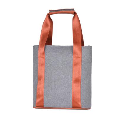 China Cationic 600D Oxford Cloth Customized 2 Bottle Wine Tote Bag Insulated Champagne Cooler Bag Portable Wine Picnic Box Wine Cabinet Bag for sale