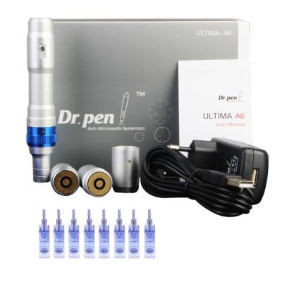 China Dr Pen A6 Ultima Derma Pen Dispositivo de Microneedling Elétrico para Eliminação de Círculos Escuros da Acne à venda