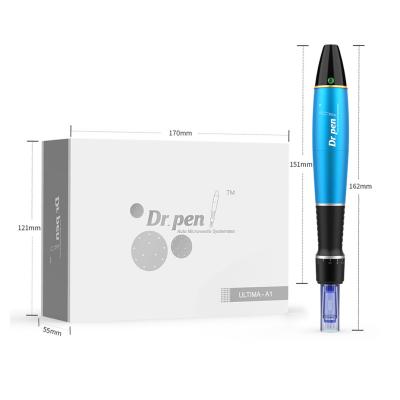 China 400mAh Battery Dr pen A1W Multifunctional Electric Facial Luminous Micro-Needle Wireless Dermal Pen for sale