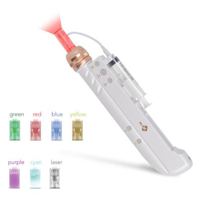 Cina 7 Lights Nano Derma Pen Electric Microneedle Pen per ingrandimenti del seno e cura del viso in vendita