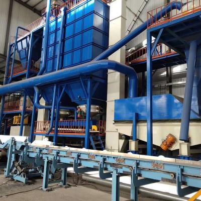 China Fully Automatic High Efficency Green Sand Horizontal Feeding Flask Less High Pressure Molding And Casting Machine And Automatic Production Line for sale