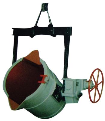 China Self-locking worm performance is good. Foundry Ladle Iron Transfer Steel Pouring Ladle For Casting for sale