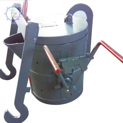 China Self-locking worm performance is good. Foundry Ladle Iron Transfer Steel Pouring Ladle For Casting for sale