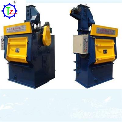 China Garment Shops Rubber Belt Track Shot Blasting Machine , Crawler Sandblasting Machine for sale