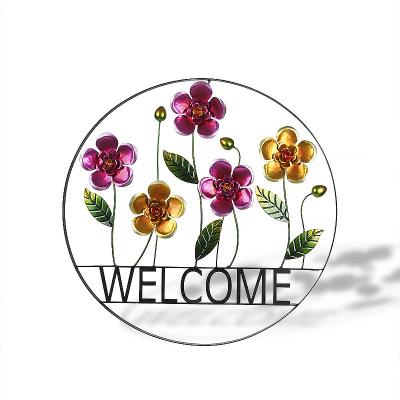 China Country Home Metal Wall Art Decor Modern Metal Wall Special Hot Selling Hanging Hanger for sale