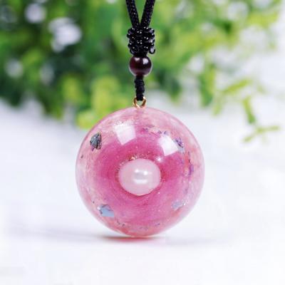 China Natural India Reiki Bead Crystal Chakra Reiki Healing Jewelry Amulet For Women Orgone Pendant Necklace for sale