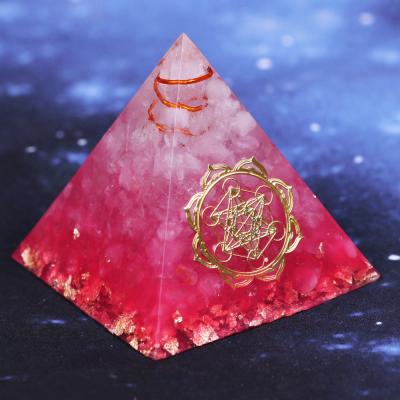 China India Reiki Orgone Energy Pyramid Orgonite Energy Converter Love Gift for sale