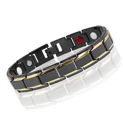 China Fashionable Hot Selling Man Stainless Steel Bracelets Magnet Therapy Magnetic Bracelet for sale