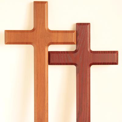 China Environmental Friendly Catholic Wooden Cross Jesus Handmade Religious Accessories for sale