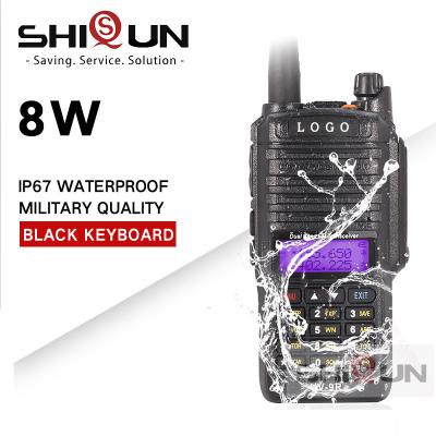 China Customize Marine Boat Vhf Radio Long Range Waterproof Dual Band Walkie Talkie Waterproof Long Range Walkie Talkie for sale