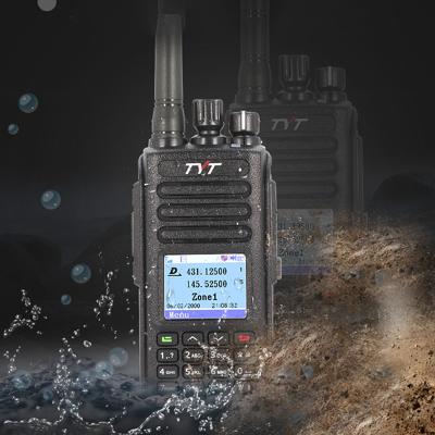 China IP67 Digital Waterproof Walkie-Talkie GPS Radio VHF&UHF 400-480&136-174 MHz 5W Long Distance Dual Band UV390 Handheld Walkie Talkie for sale