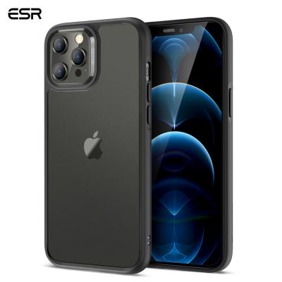 China ESR Hot Sale Shockproof Phone Case For iPhone 12 Pro Max Case Shock Absorption Tempered Glass iPhone Case for sale