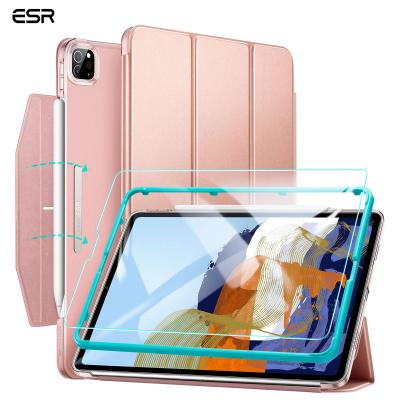 China Reliable Auto Sleep/Wake Triple ESR Case and Screen Set For iPad Pro 11 2021 For iPad Clear Case for sale