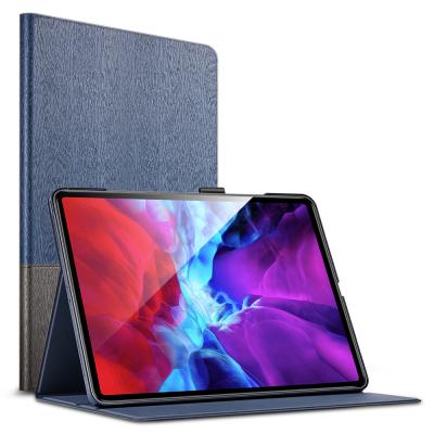 China Reliable Auto Urban Sleep/Wake ESR Premium Folio Case For iPad Pro 12.9 2020 Apple Pencil Book Cover Design Angle Viewing Wireless Charging Stand Support for sale