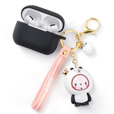 China Black/Brown/Pink/esr Yellow with Built-in Key Chain and Carabiner Case for airpods pro 2019 for sale