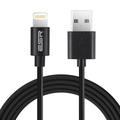 China High Speed ​​Data Charging ESR Duration mfi Certified 1.2Meter High Band Cable Data Sync For iPhone USB A Cable To Lightning for sale