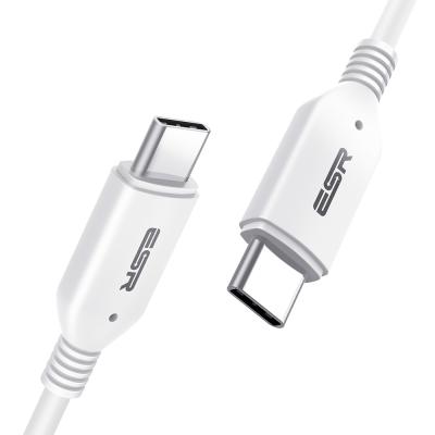 China Cell Phone esr Mobile Phone Accessories For iPhone 1.2m USB-C To USB-C Palladium Cable Data Sync Fast Charging Cable for sale