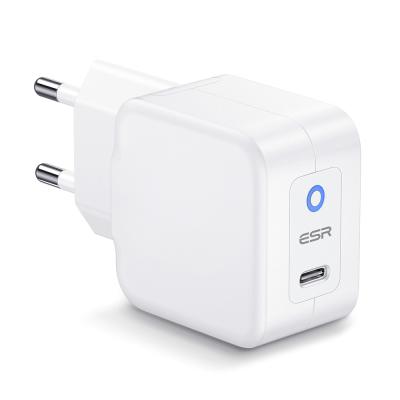 China Mini Quick Charge esr 20W Palladium Wall Charger EU Plug Palladium Fast Charger Type C Charging Palladium Wall Charger Adapter for sale