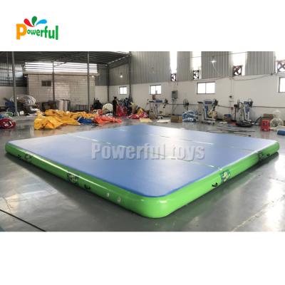 China Whole sales inflatable air track 6x6m size square air track for sale