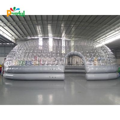 China Winter High quality above ground PVC Transparent Bubble Inflatable outdoor Swimming Pool Dome Covers Tent Te koop