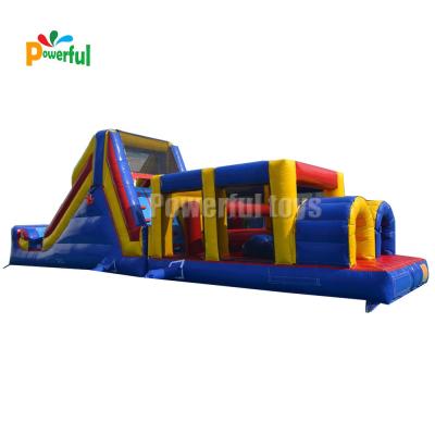 China High quality PVC inflatable obstacle course races inflatable bouncy castle for kids for sale