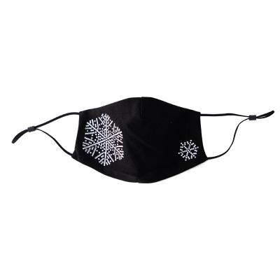 China Fashiom Wholesale Face Mask Fashion Washable Cotton Cloth Face Mask Christmas Face Mask for sale