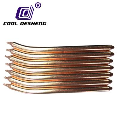 China Computer Case Bent Sintered Copper Heat Pipe Flat Straight Circular Sintered Copper Heat Pipe for sale