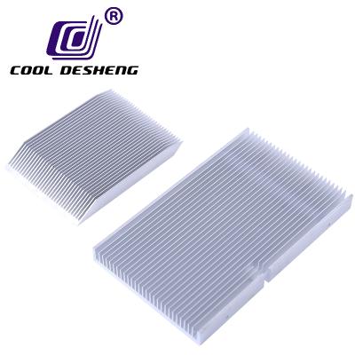 China Aluminum Extruded Radiator 28W Aluminum Water Cooler PC CPU Heatsink for sale