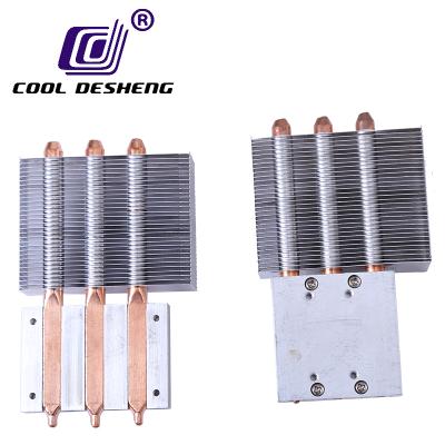 China Computer Case Fanuc CNC Fan CPU Cooler Accessories Cinema Projector Stack Fin Aluminum Radiator for sale