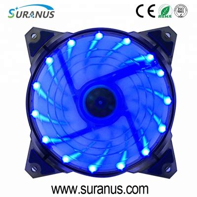 China Computer Case Suranus 12cm Led Fan Low Noise Brushless Air Computer Case Fans Manufacturer for sale