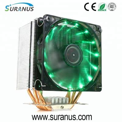 China Computer Case 120*120*25mm Led Fan Tower Copper Pipe Intel AMD Platform CPU Heatsink Cooler 12V DC Fans Cooling for sale