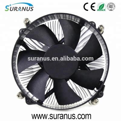 China Cooler 12v DC Fan Aluminum CPU Intel Heatsink 90mm CPU Fans Cooling Manufacturer for sale