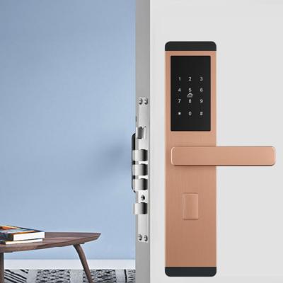 China Aluminum Alloy Electronic Wooden Smart Entry Slot Drawer Lock For Security Door for sale