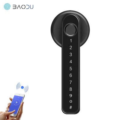 China Tuya and TTT Smart Lock Digital Biometric Fingerprint Door Lock Security Password D02 for sale