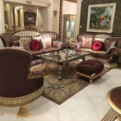 China Royal Italy Fabric Living Room Fabric Furniture Set For Living Room for sale