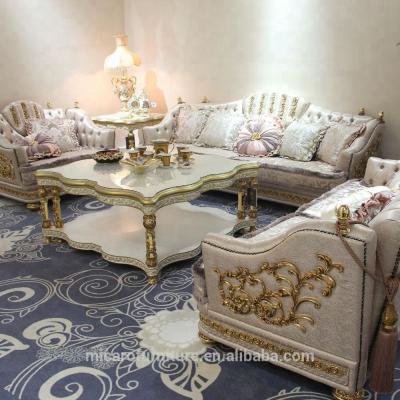 China Italian classic design new style designs living room furniture antique royal sofa set with good prices and nice pictures for sale