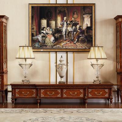 China British Royal Veneer Inlay Fashion Solid Wood Solid Wood Antique Cabinet in Guangdong for sale