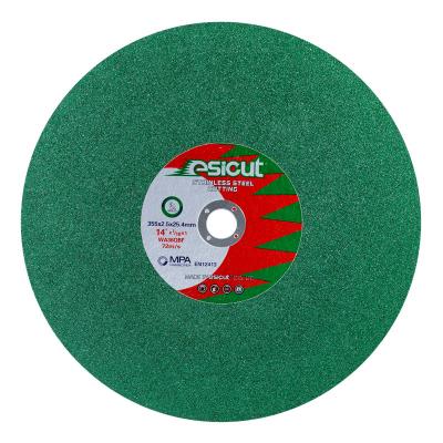 China Aluminium Oxide Big Ultra Thin Cutting Discs Double Net 14