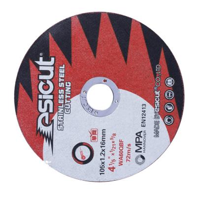 China High-performance China 4-inch abrasive metal cutting disc production for metal and steel cutting for sale