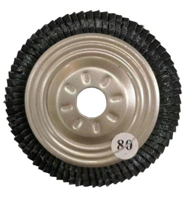 China ODM Aluminium Oxide Flat Shaped Metal Flap Discs 4 Inch Dia for sale