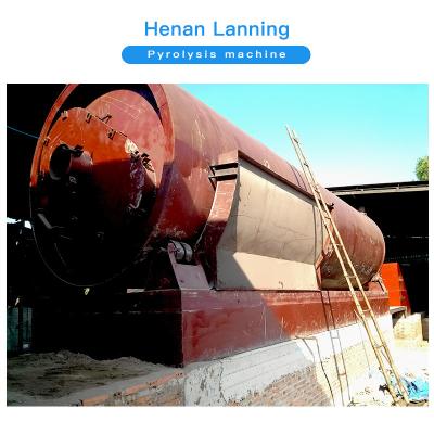 China Recycle Waste Tires Waste Tire Pyrolysis Plant Indirect Heating Used Plastic Pyrolysis Machine for sale