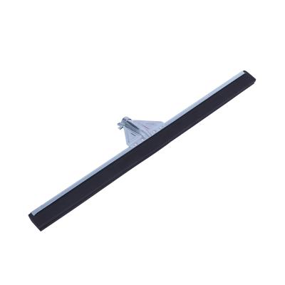 China Hot Selling Sustainable Metal Industrial Floor Wiper Rubber Floor Squeegee Head for sale