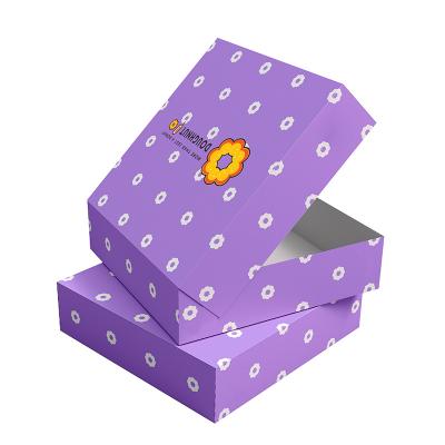 China Recycled Materials Eco Friendly Custom Donut Box Mochi Free Design Custom Printed Donut Box Paper Packaging for sale