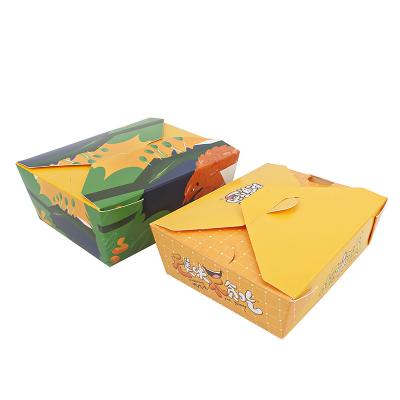 China Custom Fast Food Fried Chicken Packaging Boxes Recyclable Wholesale Box Take-out Fried Chicken Boxes Chicken Wings for sale