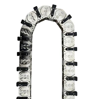 China Stainless Steel Cable Wire Track Steel Cable Carrier Chain For Machine Tool for sale