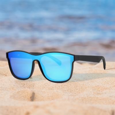 China Luxury blue earphone women sunglasses retro fashionable men's glass band sunglass women's ray BLUETOOTH SUNGLASSES 2021 for sale